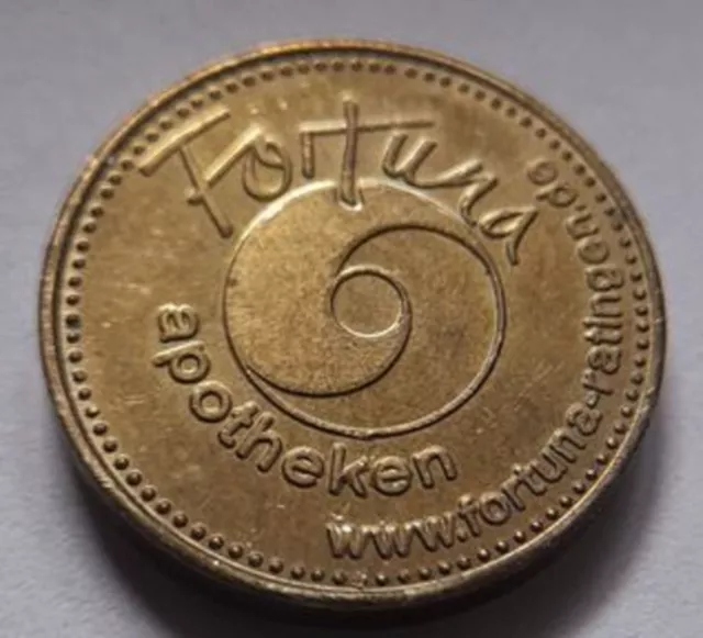 Fortuna Apotheke Mannheim und Heidelberg Wertmarke Token Jeton unedel