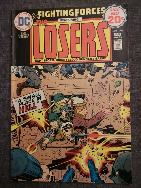 Our Fighting Forces The Losers 152 Jack Kirby Art Dc Comics War Stories