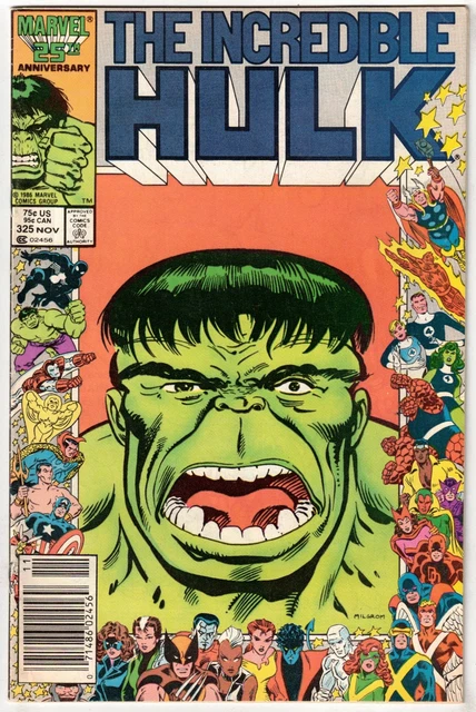Incredible Hulk #325 (1986)- 1St Rick Jones As Hulk- Marvel- Newsstand F/Vf