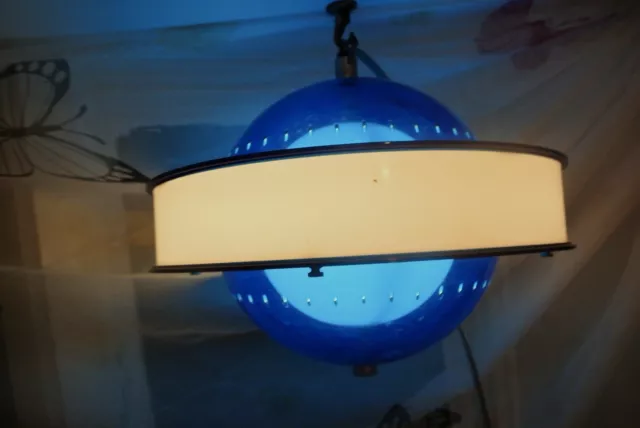 Mid Century Globe Light  Hanging Light