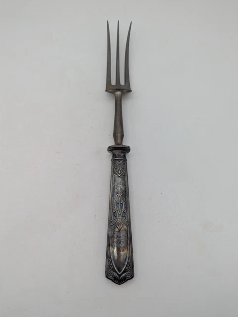 Ancienne Fourchette En Argent Massif 1er Titre – Manche Fourré Argent – 45g – Occasion