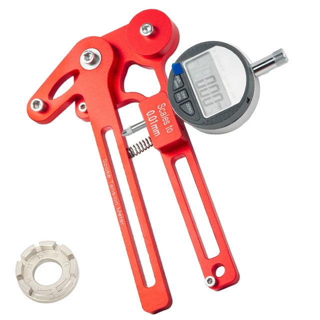 Bicycle Spoke Electronic Tension Measuring Tool,Aluminum Alloy Wheel Repair Tool