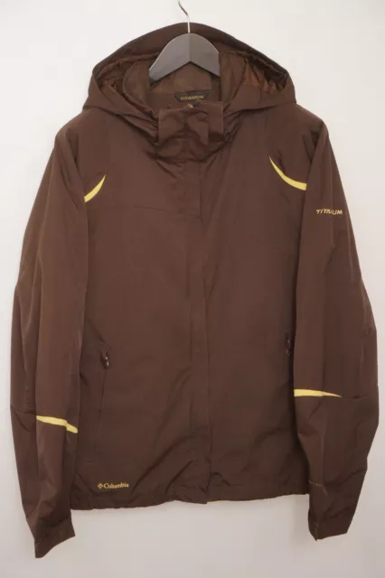 Women Columbia Jacket Skiing Snowboarding Titanium Breathable Size XL VAM774