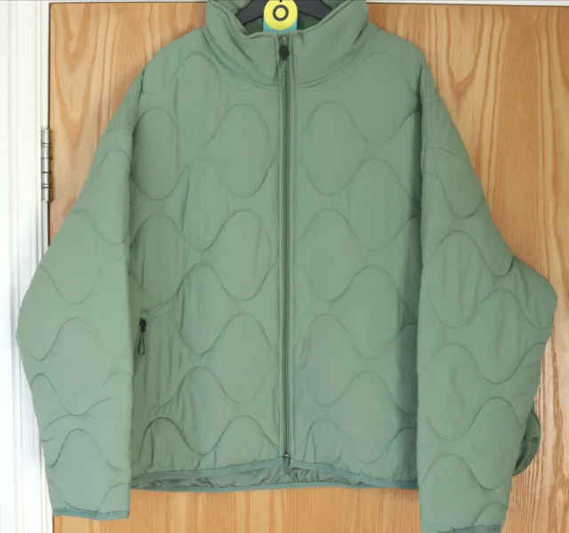 M & S GoodMove Stormwear Oversized Quilted Puffer Jacket Size 24 BNWT