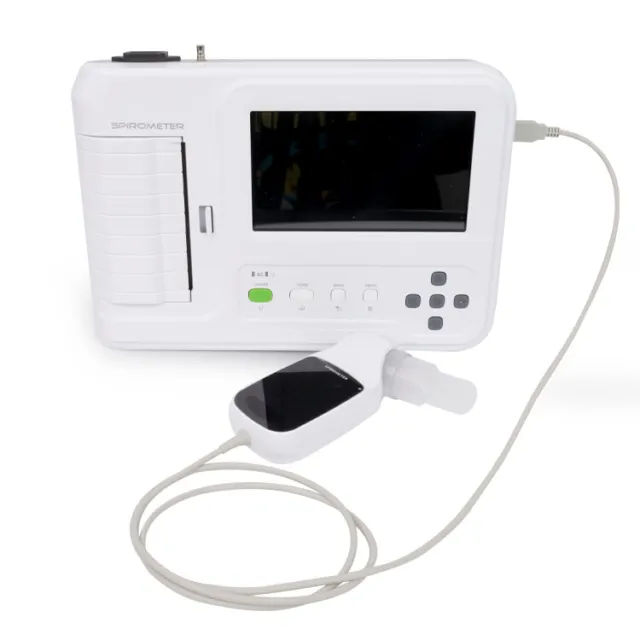 SP100 Color LCD Touch Screen Spirometer Portable Lung Function Testing Device CE