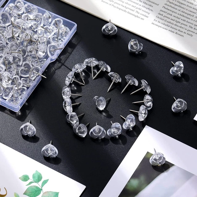 Plastik Thumbtacks Ed Pins Herzformdesign Sichere Und Zuverlässige Anhaftung