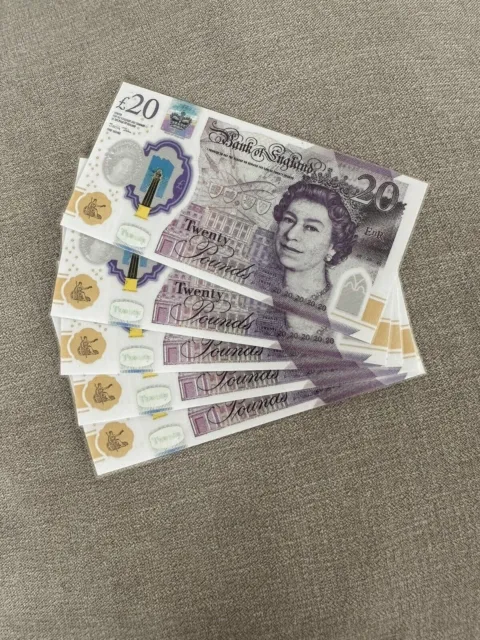 Pack of 100 - £20 - Novelty Cash Bank Notes, Placeholder