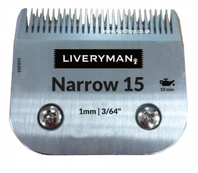 Genuine Liveryman A5 1 mm Horse Clipper Blades Harmony Plus Bruno 1mm