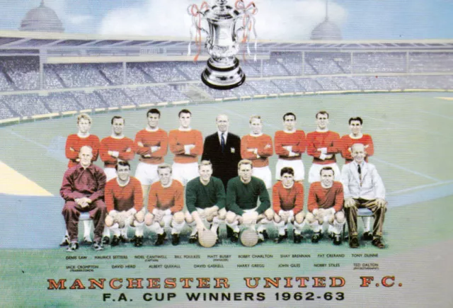 Man Utd Football Team Photo>1962-63 Season