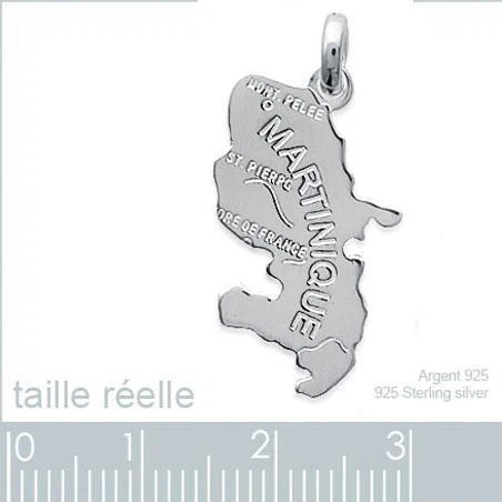 Ciondolo Carta Paese Italia 25 Mm – Placcato Oro 18K – Dolly-Bijoux – Unisex