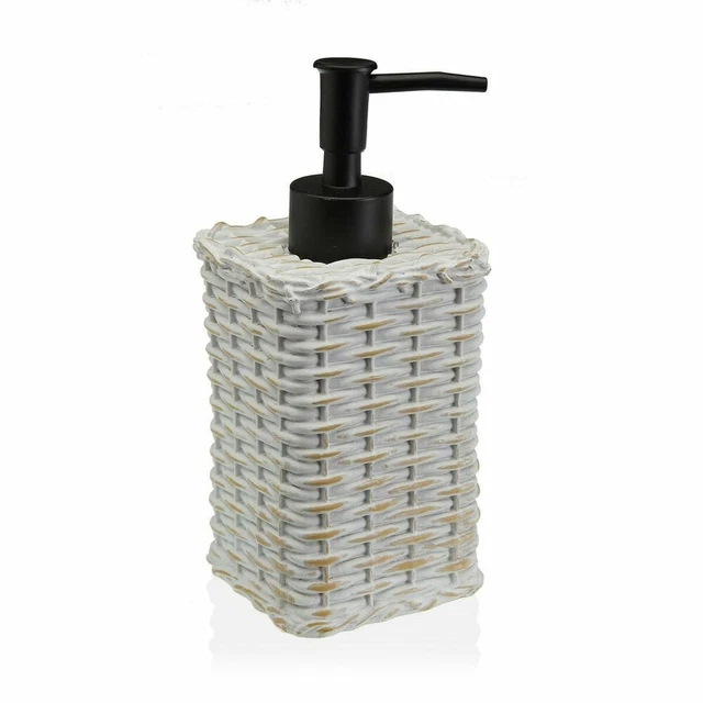Dispensador de Jabón Versa Beige Resina ABS [7,5 x 18 x 7,5 cm]