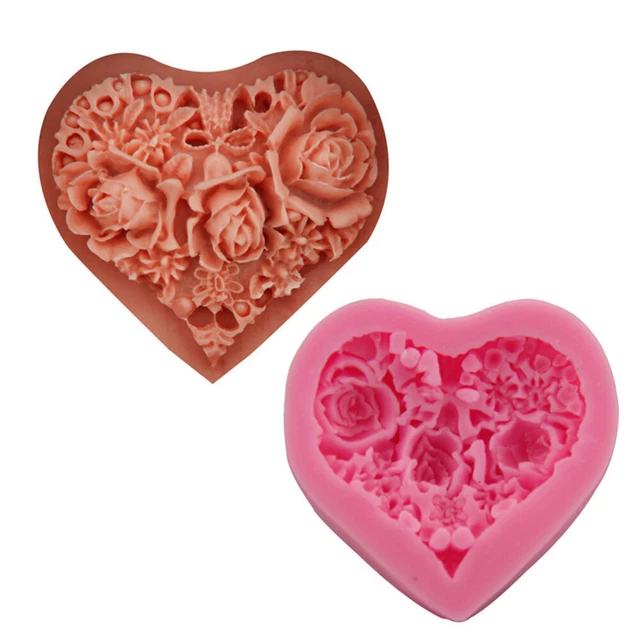 3 D Cake Mold Shape Bakeware Baking Tools Rose Silikonform Pudding