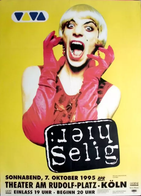 SELIG - 1995 - Plakat - In Concert - Hier Tour - Poster - Köln