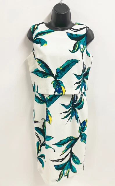 LINEA HOUSE Of Fraser 100 Silk Abstract Print Dress Size 8 Bnwt 55.00 PicClick UK
