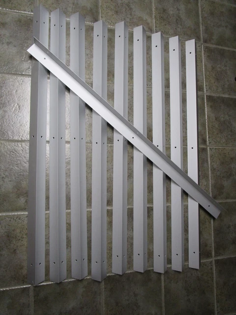 (10) 2" x 2" x 48" Long .0625" Anodized Aluminum Outside Corner Guards 90 Angle