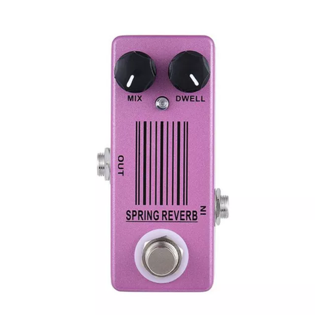 MOSKY Spring Reverb Sound Mini Single Guitar Effect Pedal True Bypass Low Noise 2