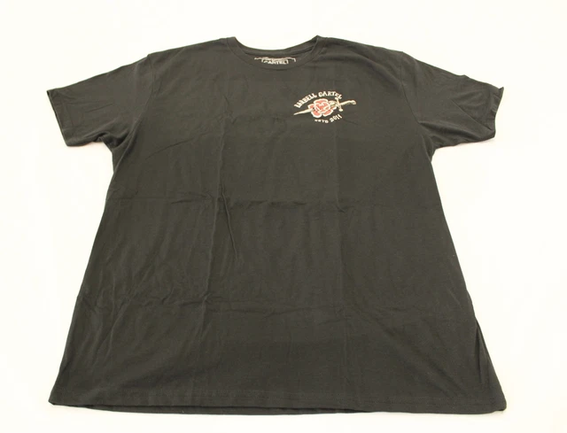 Barbell Cartel Men's Dagger Short Sleeve Graphic T-Shirt RB3 Black Size XL