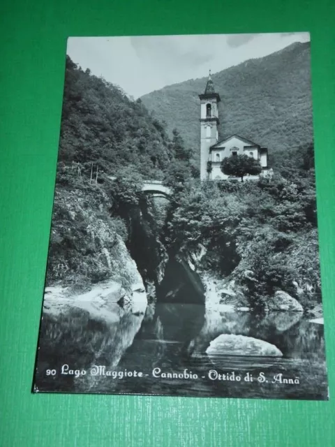 Cartolina Lago Maggiore - Cannobio - Orrido di S. Anna 1964