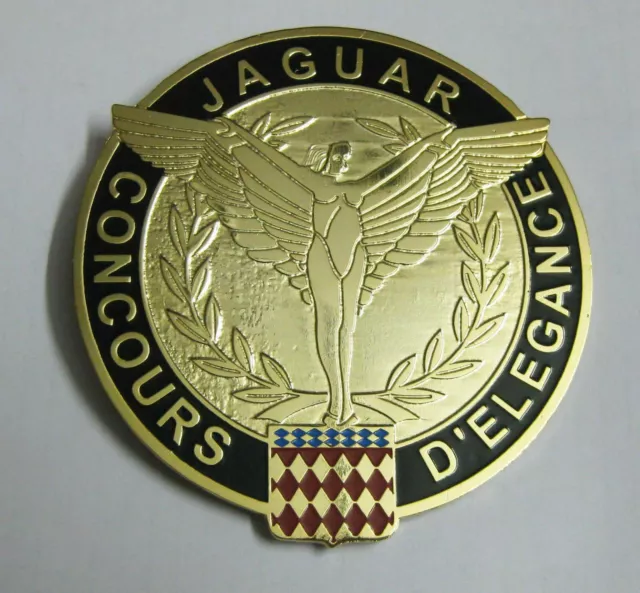 Jaguar Concour De Eleganz Auto Grill Abzeichen Emblem Logos Metall Enamled