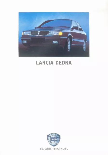 Lancia Dedra Prospekt 1991 9/91 brochure prospectus brosjyre broschyr