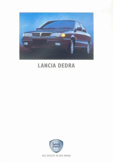 Lancia Dedra Prospekt 1991 9/91 brochure prospectus brosjyre broschyr