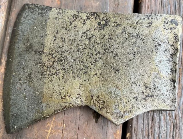 VINTAGE SINGLE BIT AXE HEAD JERSEY PATTERN NO MAKER STAMP, Flint edge(?)