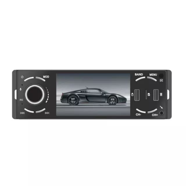 1 Din 4.1inch HD Touch Screen Car Stereo Bluetooth Audio MP5 Player AUX Radio