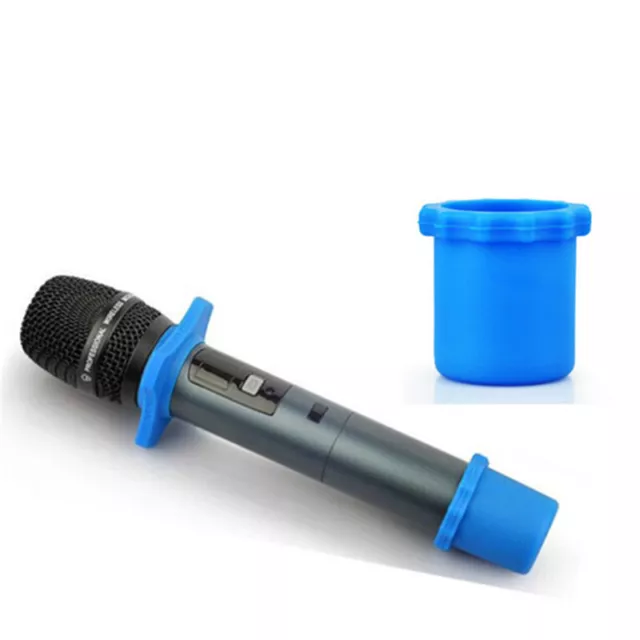 Anti-Rolling Microphone Protection Ring Wireless Slip Holder Protective Cover&QU