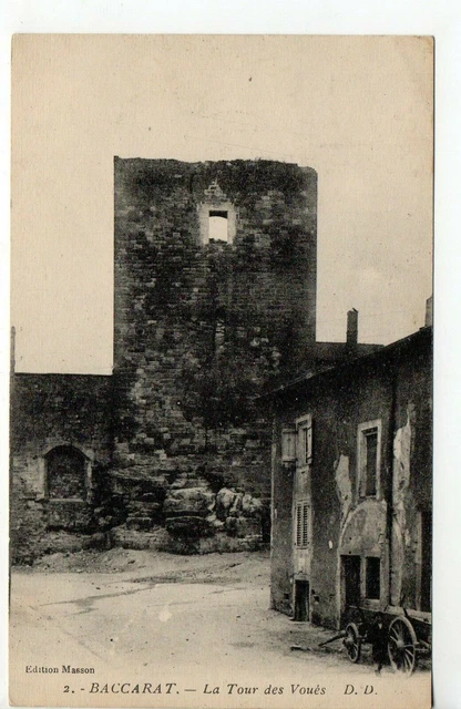 BACCARAT - Meurthe et Moselle - CPA 54 - la tower des Voués