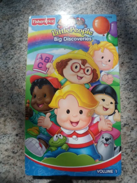 Fisher Price Little People: Volume 1: Big Discoveries VHS Video Tape (2000)