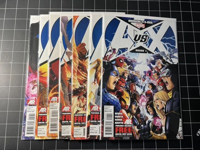 AVENGERS VS X-MEN Lot 1 6 8 9 10 11 12 Vf/Nm Marvel Comics