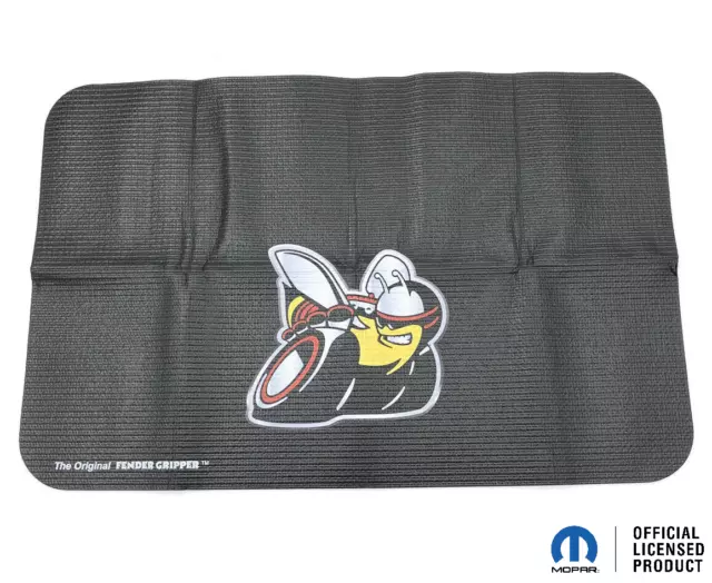 Black Fender Gripper Protective Cover Cushion w/ Dodge Scat Pack Logo