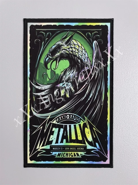Large Sew On Printed Back Patch ~ Jacket Bag ~ Metallica