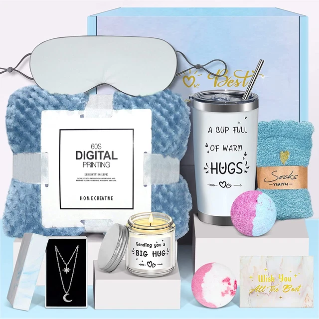 Regalos Get Well Soon para mujeres, regalos para el día de la madre, 9 piezas regalos de cumpleaños, paquete de cuidado