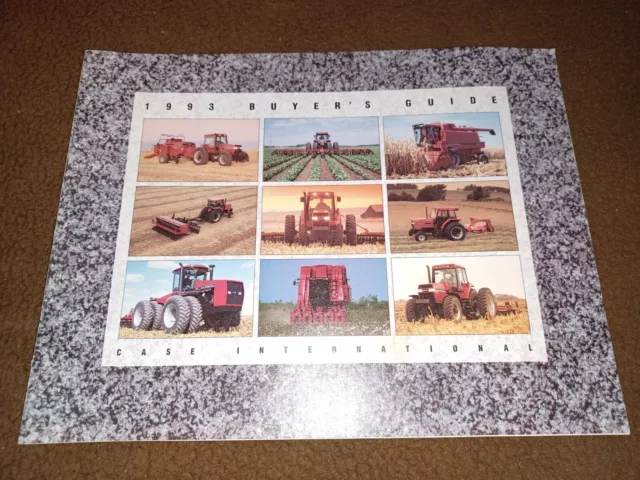 Case IH International 1993 Buyer's Guide Brochure