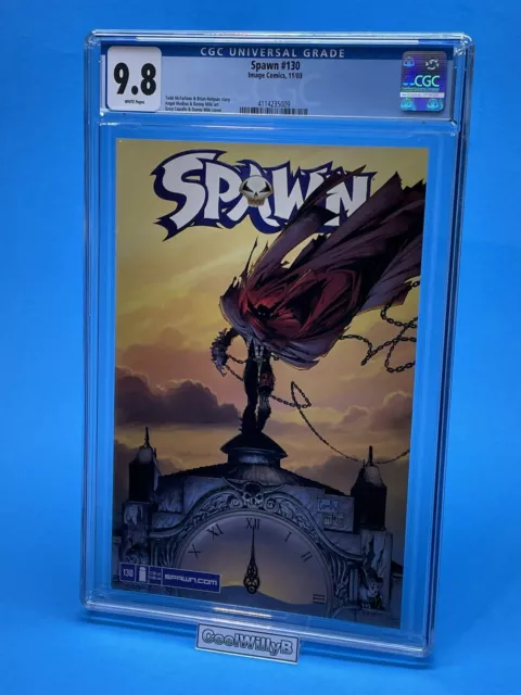 Spawn #130 CGC 9.8! Beautiful Capullo Cover!🔥 Low Print Run! Very Nice!