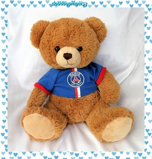 DOUDOU PELUCHE OURS Assis Marron PSG 30 cm EUR 24,00 - PicClick FR