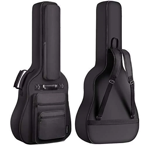 CAHAYA Housse de Guitare Gig Bag 6 Poches Avant étanches avec Pochette pour p...