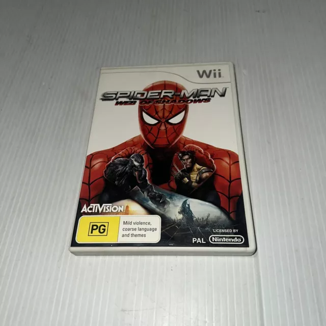 Spider-Man Web of Shadows Nintendo Wii Game For Sale