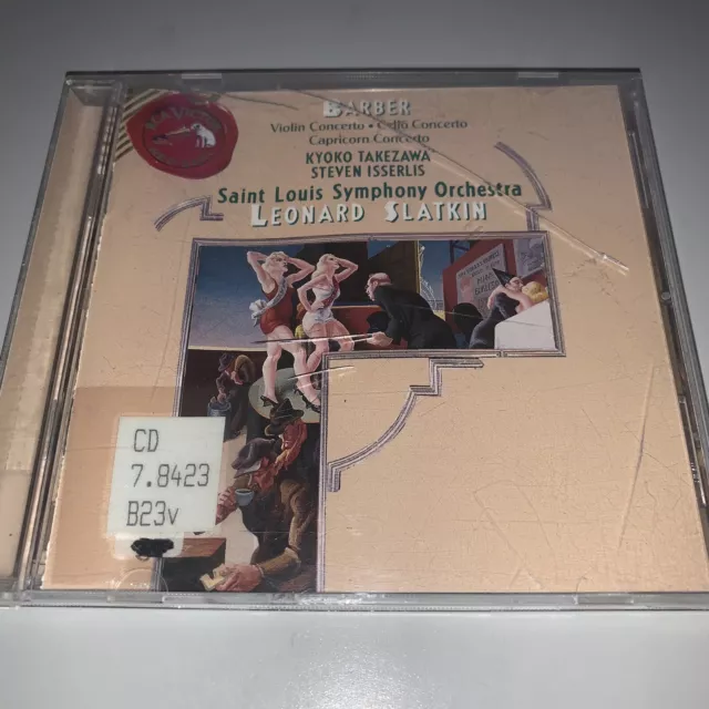 Barber: Violin Concerto; Cello Concerto; Capricorn Concerto (CD RCA) L. Slatkin
