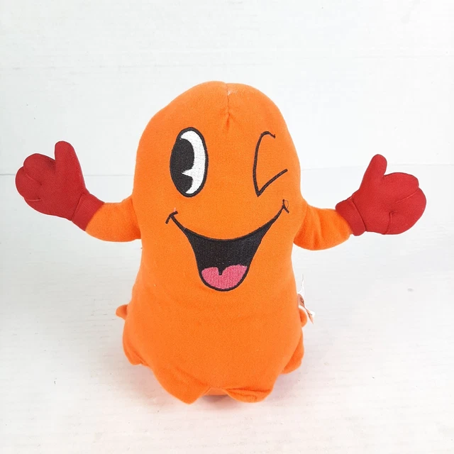 LOT OF 2 Pac Man Ghost Plush Clyde Orange 7 Blinky Red 4 Video Game Retro 11.27 PicClick