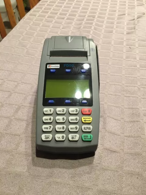 READ FD-50 First Data Credit Card Terminal