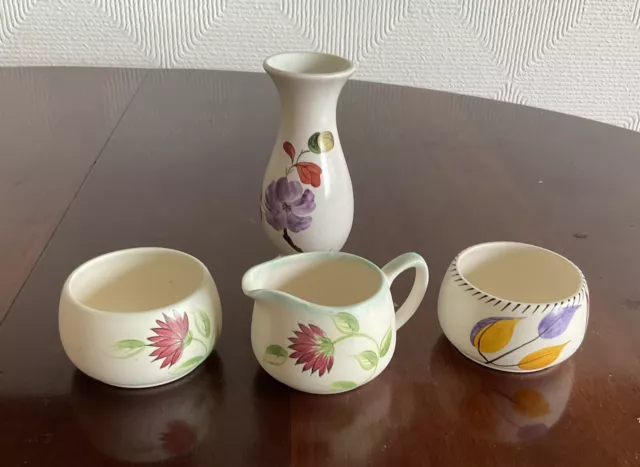 Vintage Collection Radford England Hand-Painted Ceramics. Four pieces