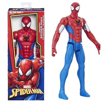 Spider-Man Action Figure Titan Hero Series Web Warriors Armored E2343 Marvel