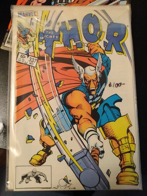 The Mighty Thor #337 Vol 1 Newsstand 1st appearance Beta Ray Bill Marvel 1983
