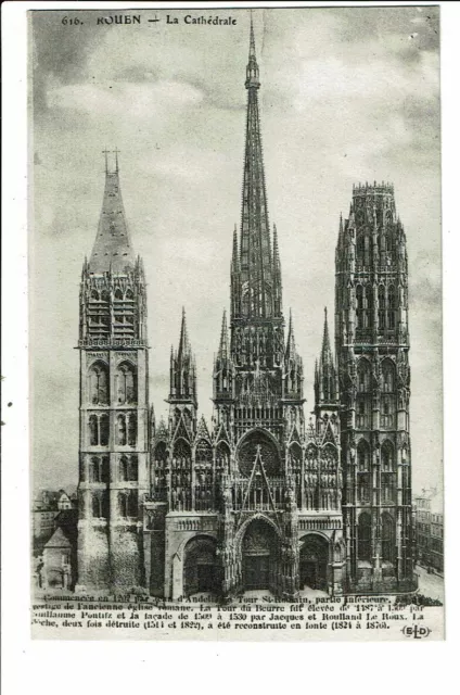 CPA-Carte postale France-Rouen-La Cathédrale VM22190