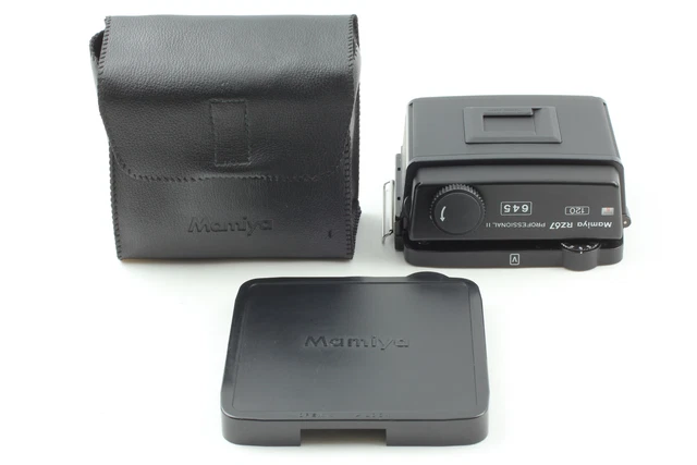 [Top COMO NUEVO con cubierta] Soporte posterior de película en rollo Mamiya RZ67 Pro II 645 6x4.5 120 JAPÓN