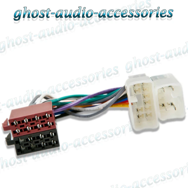 TOYOTA ISO CAR Radio Stereo Harness Adapter Wiring Connector £4.99