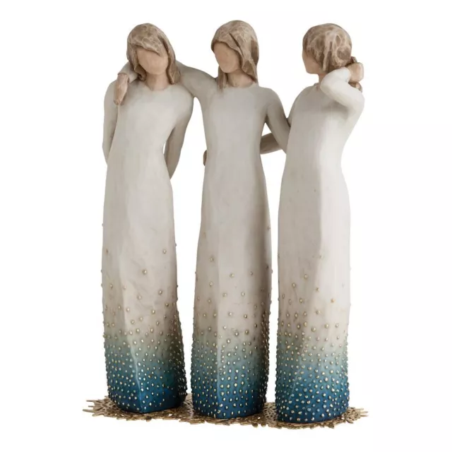 Willow Tree By My Side Figurine 27368 Sisters Girls Cousins in Branded Gift Box