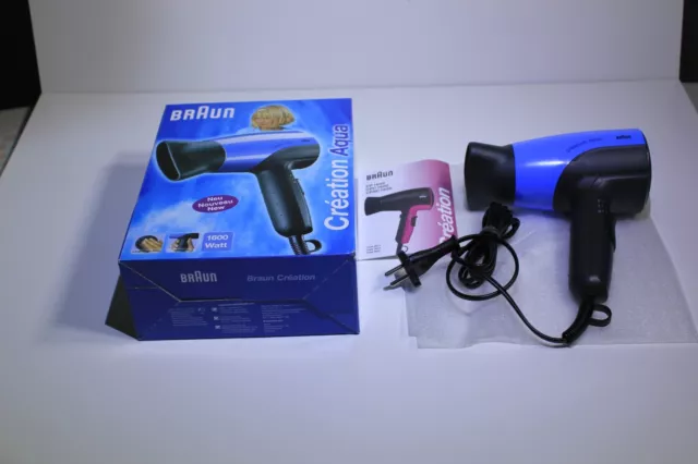 secador de pelo Braun 1600W Nuevo a Estrenar. AQUA (AZUL).